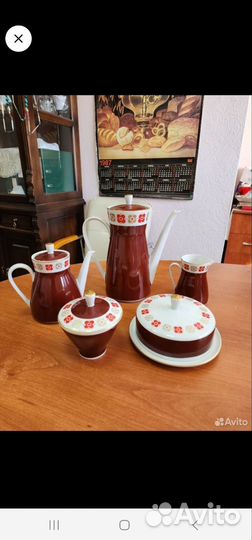 Чайно кофейный сервиз гдр