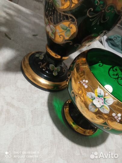 Ваза для цветов богемия