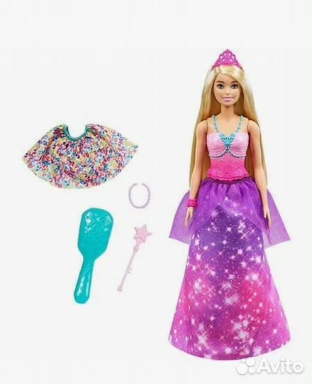 Барби кукла Barbie Дримтопия 2-в-1 GTF92