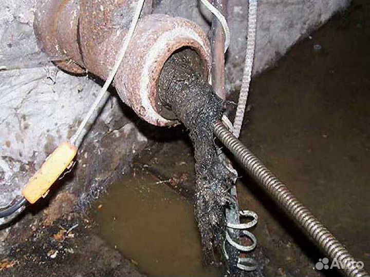 Прочистка канализации / устранение засоров