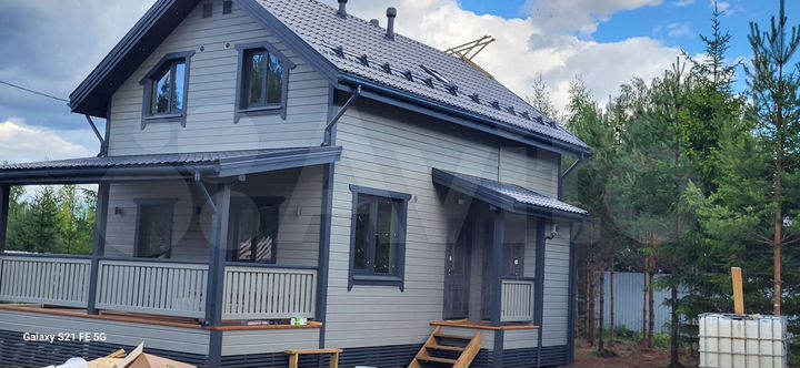 Дом 128 м² на участке 6 сот.