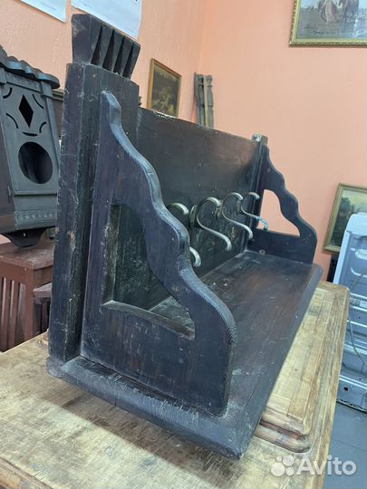 Старинная вешалка дерево