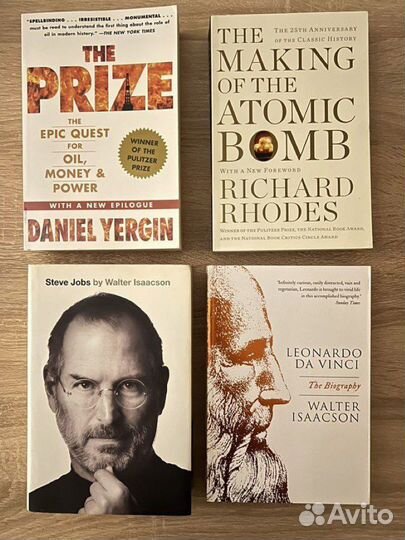 Книги на английском много нон-фикшн