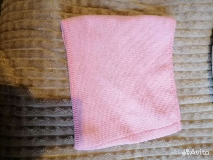 Шапка и шарф для девочки