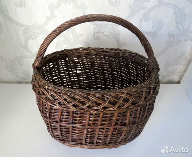 Корзина 10 литров плетеная очень большая