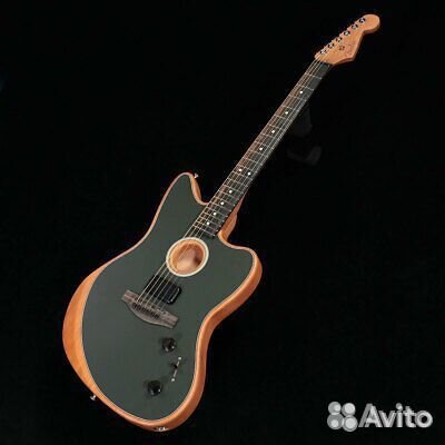 Fender American Acoustasonic Jazzmaster Tungsten