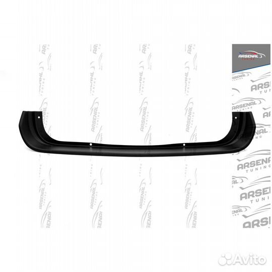 Накладка на задний бампер широкая Renault Duster