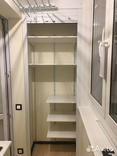 Шкаф с рольставнями на балкон по вашим размерам