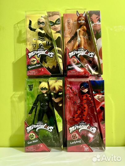 Леди Баг Супер Кот/Рина Руж/Пчела/ Ориг.Набор 4 шт