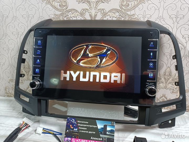 Магнитола Hyundai Santa Fe 2 андроид новая