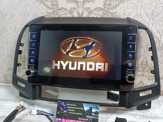 Магнитола Hyundai Santa Fe 2 андроид новая