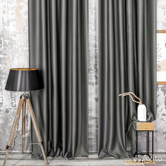 Шторы Амадео графит