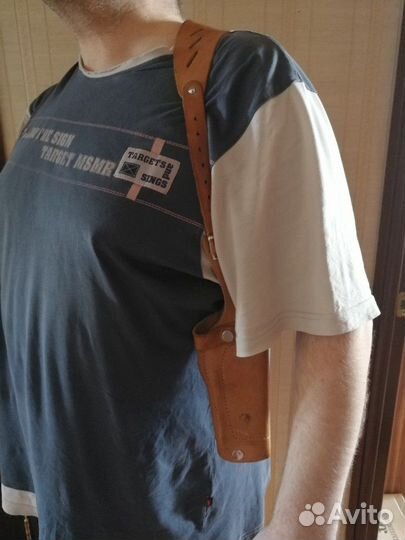 Кобура кожаная наплечная