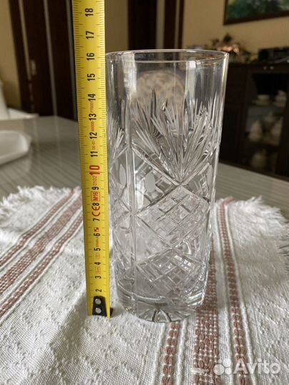 Хрустальные бокалы 4 шт