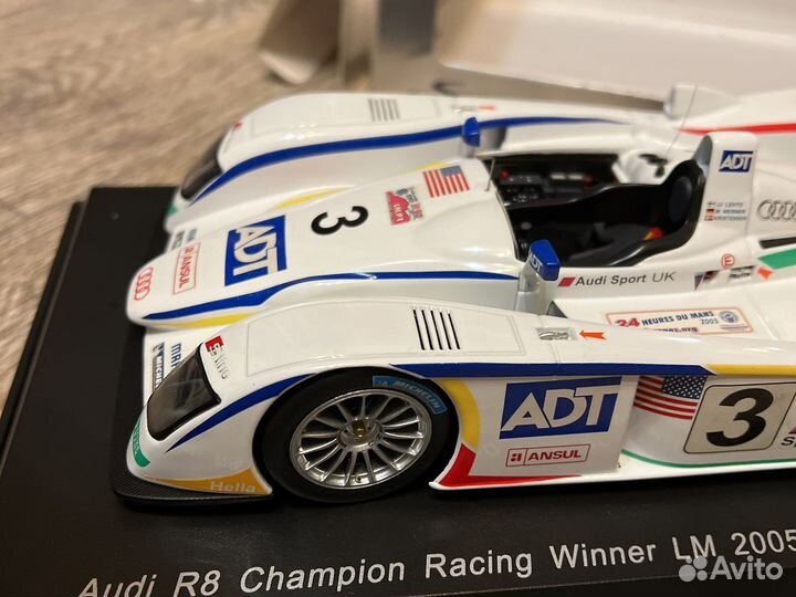 Audi R8 3.6L N 3 winner 24h LM 2005 1/18 Spark