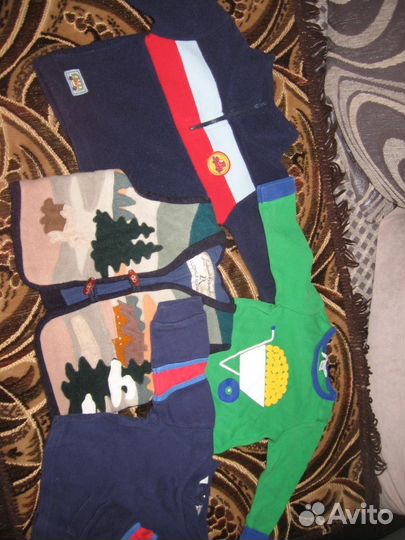 Пакет фирменных вещей мальчику на 3-6 мес