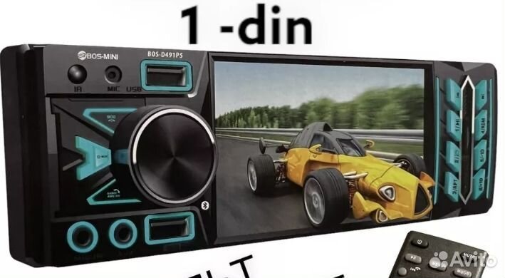 Магнитола 1 дин с экраном