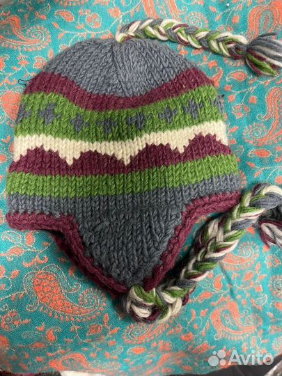 Шапка детская из шерсти яка Непальская