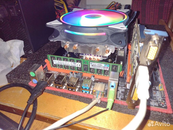 Комплект Xeon E5 2640v3 8 ядер/ X99H / 16GB