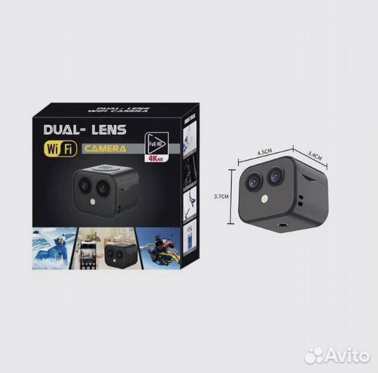Мини камера Dual-lensе
