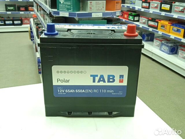 Акб 65ач TAB Asia (Kia,Hyundai,Toyota,Mitsubishi)