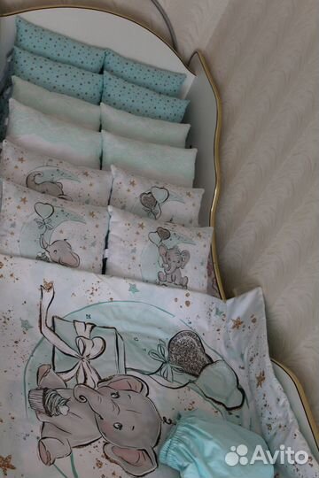 Бортики и Комплект постельного белья