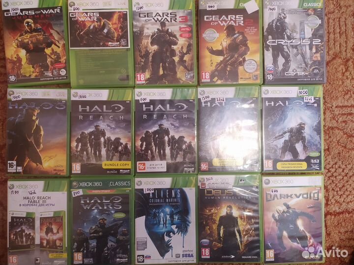 Игры для xbox360 лицензия б.у. продам или обменяю