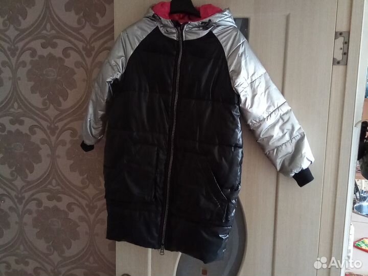 Пальто для девочки 140