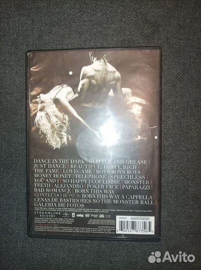 DVD-диск Lady Gaga - The Monster Ball Tour - неоф