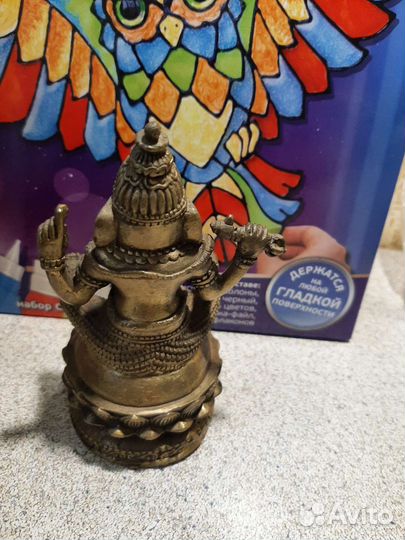 Статуэтка Ганеша латунь