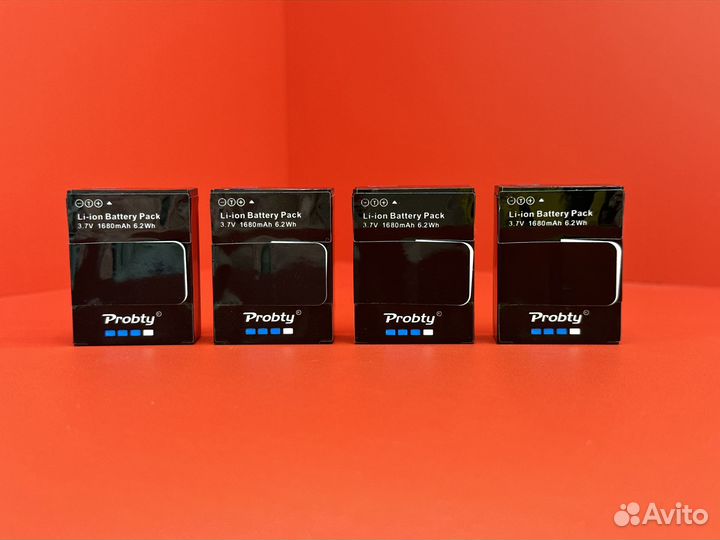 Аккумулятор для GoPro Hero 3 / Hero 3+ (4шт) Probt