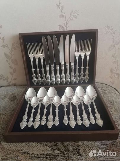 Набор столовых приборов мельхиор СССР на 6 персон
