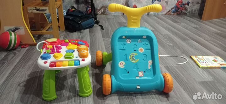 Развивающий центр ходунки-каталка 3 в 1