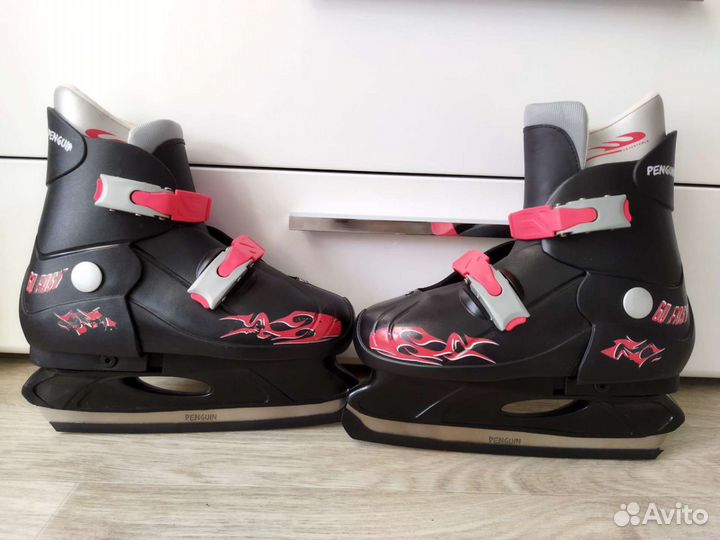 Коньки хоккейные раздвижные 37- 40 размер
