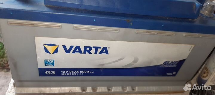 Аккумулятор автомобильный бу 95а/ч