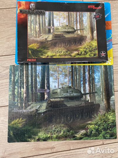 Пазлы. Сборная модель. Комплектом