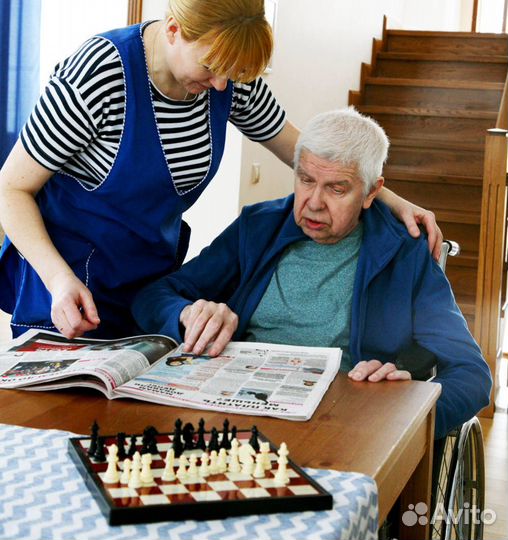 Сиделка в пансионат с проживанием. вахта