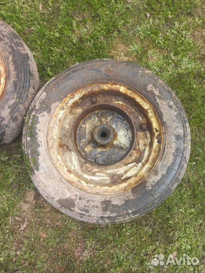 Колеса на мотоблок на телегу бу