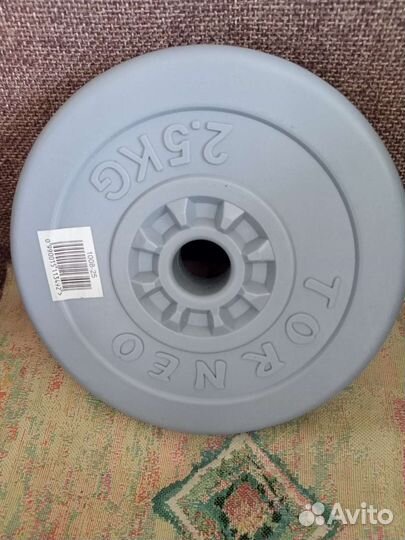 Блины Torneo для штанги 2.5 кг