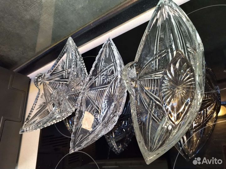 Хрусталь СССР конфетницы салатники