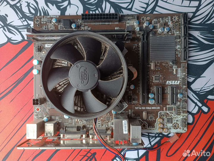 Материнская плата с процессором i3-7100