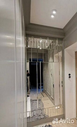 Зеркальное панно в гостиную / прихожую