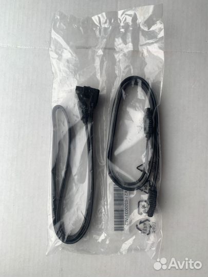 Комплект кабель SATA 2 шт угол прямой