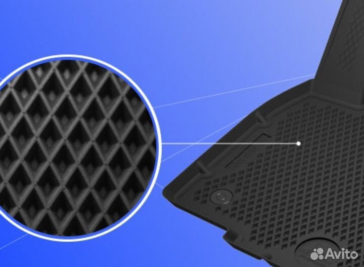 3D EVA коврики delform Geely Atlas Pro с 2021г