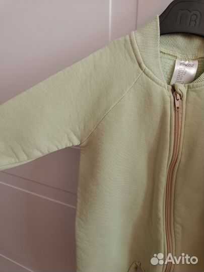 Комбинезон из футера Zipkids 80