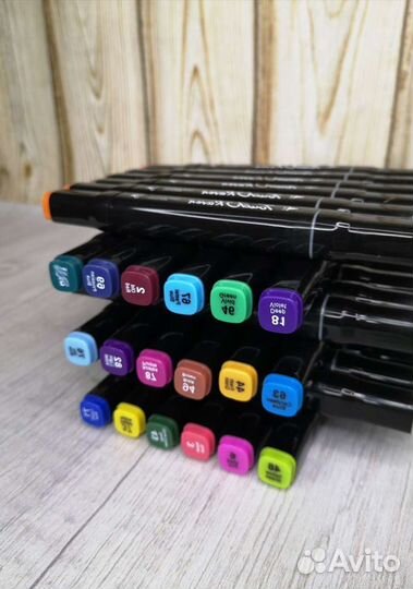 Двухсторонние маркеры для скетчинга 36 штук