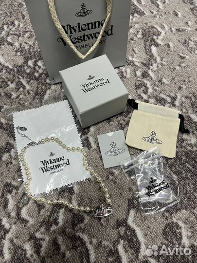 Оригинал Vivienne Westwood Жемчужное Ожерелье