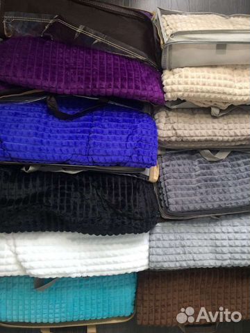 Пледы кубики евро+доставка