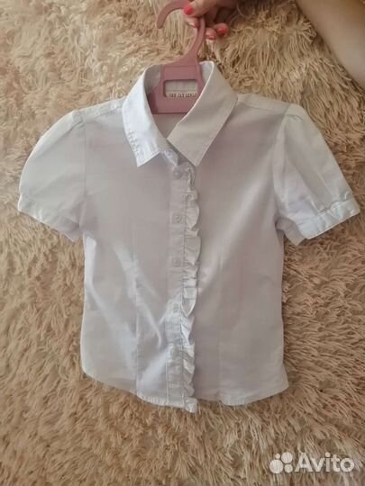 Блузка белая