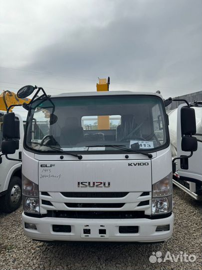 Isuzu Elf с КМУ, 2024